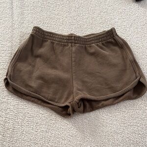 Brandy Melville J Galt Brown Sweatshorts